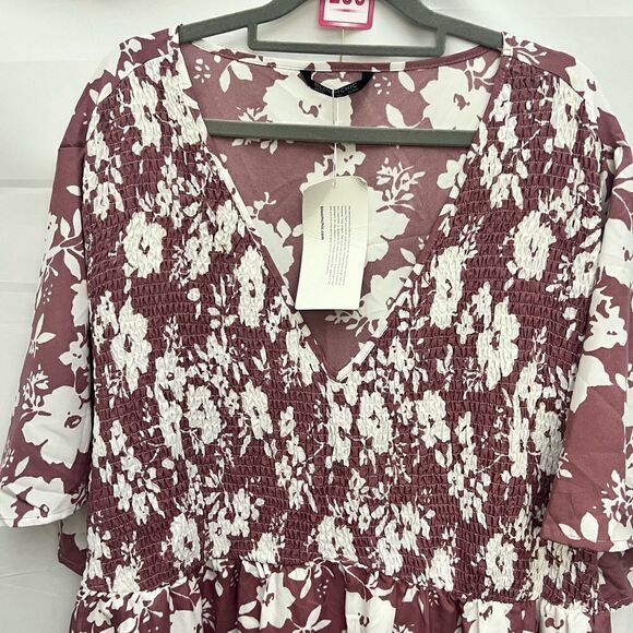 Bloomchic Floral Shirred Front Dress - Picture 4 of 8